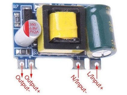 Napájecí zdroj-modul WX-DC12003 230V/5V 700mA