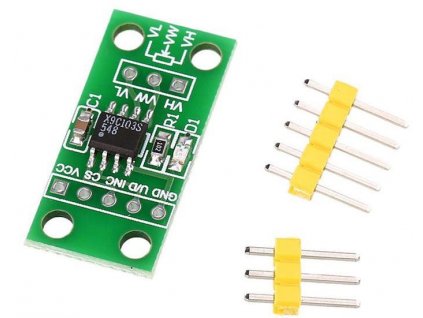 Digitální potenciometr 10kohm, modul s X9C103S