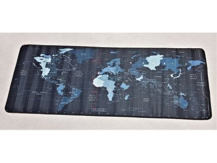 Podložka pod myš a klávesníci, mapa světa 30 x 80cm