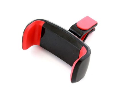 Univerzální držák mobilního telefonu do mřížky ventilaci, BLACK/RED