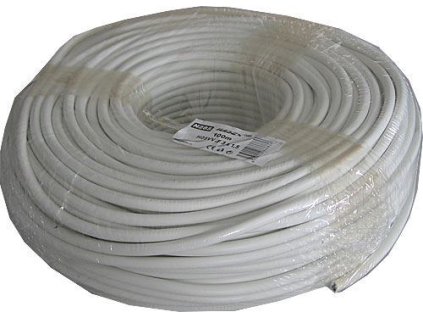 Kabel 3x1,5mm2 H05VV-F (CYSY3x1,5mm), bílý, balení 100m