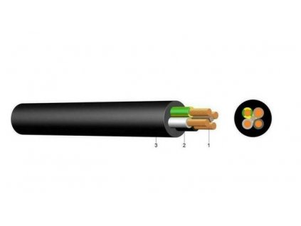 Kabel flexibilní pryžový H07RN-F 5G4, balení 100m