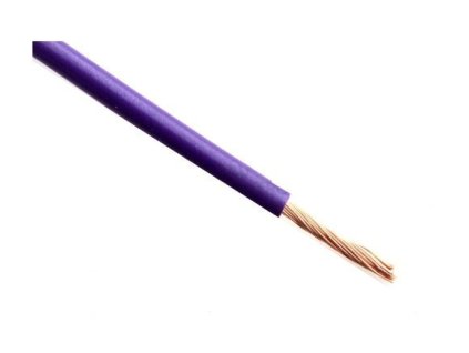 Vodič H07V-K CYA, lanko Cu 1,5mm2, fialový
