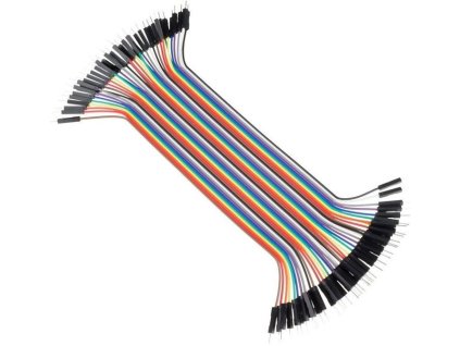 Propojovací vodiče dupont 40pin, délka 20cm, samec-samec