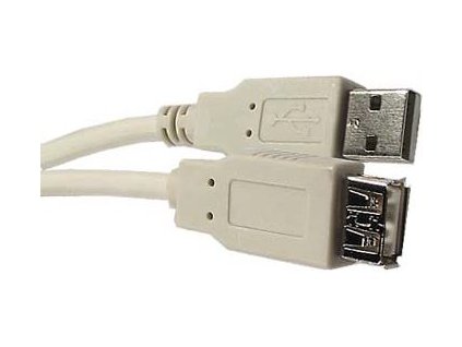 Kabel USB 2.0 konektor USB A / zdířka USB A 1,8m