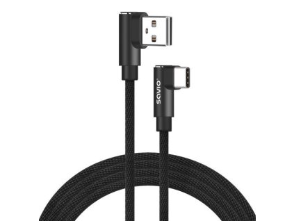 Kabel USB 2.0 konektor USB A / USB C, 2 metry, SAVIO CL-164