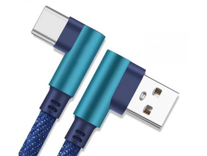 Kabel USB A / USB -C, úhlové konektory