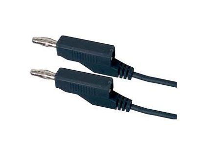 Propojovací kabel 0,35mm2/ 2m s banánky černý