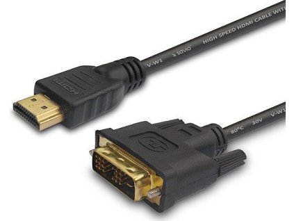 Kabel DVI 18+1 - HDMI(A) 1,5m Savio CL-10