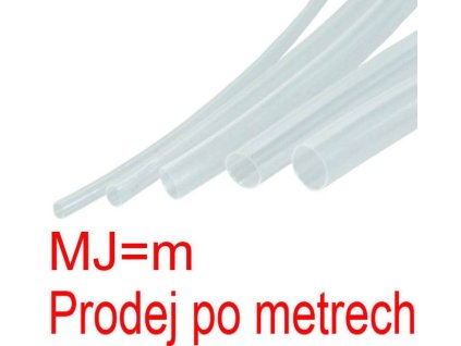 Smršťovací bužírka 6,0/3,0mm čirá
