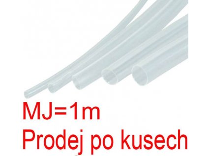 Smršťovací bužírka 6,0/3,0mm čirá, balení 1m