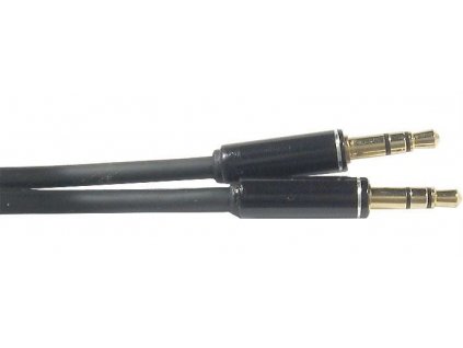 Kabel Jack 3,5 - Jack 3,5 stereo, stíněný kabel 3,5mm, 1,5m