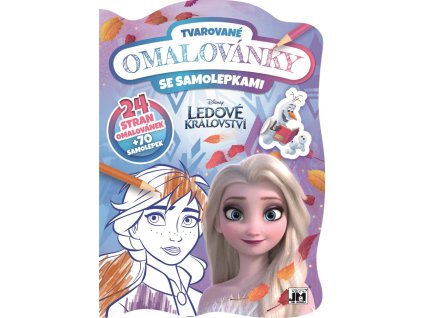 Tvarované omalovánky Ledové království