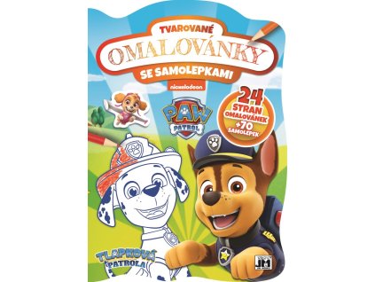 Tvarované omalovánky Tlapková patrola