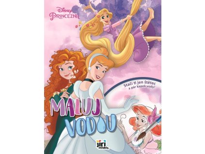Maluj vodou A4 Disney Princezny