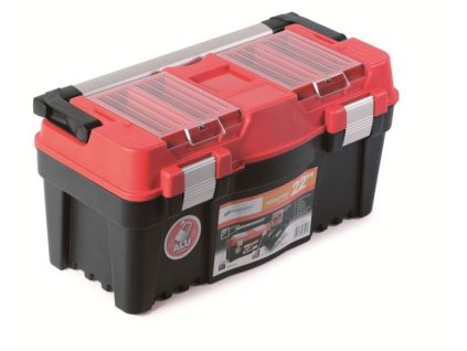 Plastový kufr na nářadí APTOP PLUS červený 550x267x277