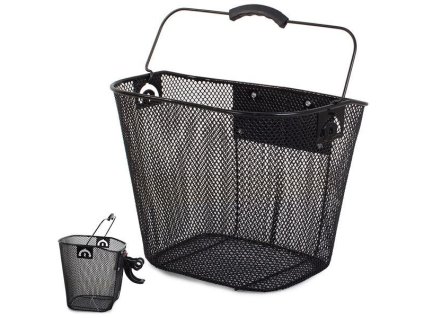 Kovový koš na řidítka na kolo, koloběžku VERK