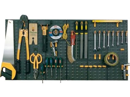 Nástěnný držák na nářadí - panel plastový 1000x500mm, ArtPlast 330