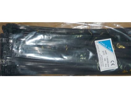 Stahovací páska 8x500mm černá, balení 100ks