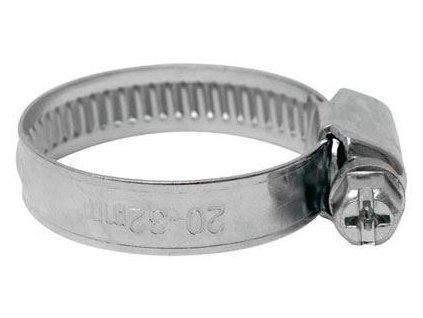 Stahovací páska kovová 25-40mm /hadicová spona/