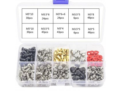 Sada 300ks šroubů a distančních sloupků k PC