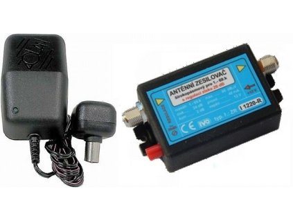 Anténní zesilovač IVO I1220-R, 47-800MHz s regul. zisku s nap. zdrojem