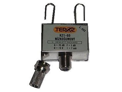 Anténní zesilovač pásmový K21-69 se ziskem 27dB, TEROZ 433F