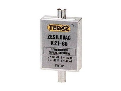 Anténní zesilovač pásmový K21-69 s vyrovnanou charakteristikou, T437K