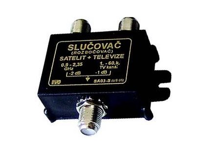 Slučovač+rozbočovač TV/SAT IVO SA03-S