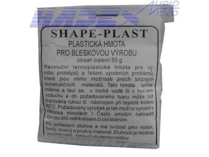 SHAPE-PLAST 50gr. - plastická hmota bílá pro rychlou výrobu prototypů