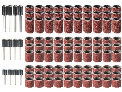 Sada brusných válečků k minivrtačce