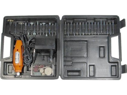 Minivrtačka KMD02-60 12V 12000 otáček s velkým příslušenstvím