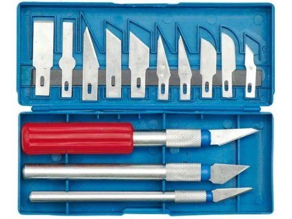 Nože na vyřezávání, 16 dílů, Hobby