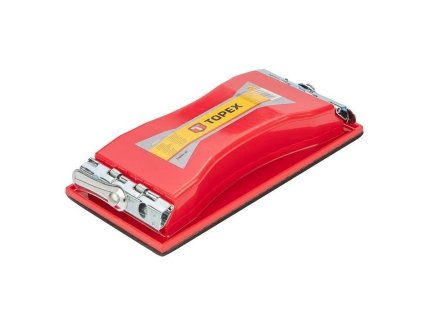 Držák brusného plátna, 100x210mm, kovové svorky, TOPEX