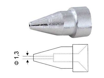 Dutý hrot N5-3 1,3/2,3mm pro odsávačku ZD-915,ZD-917,ZD-985,ZD-987