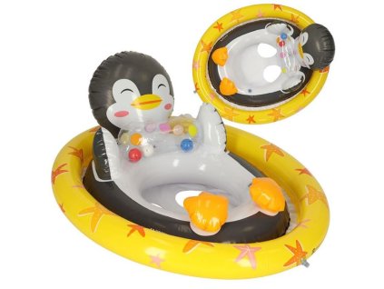 Nafukovací kruh pro děti tučňák 76 cm x 58 cm