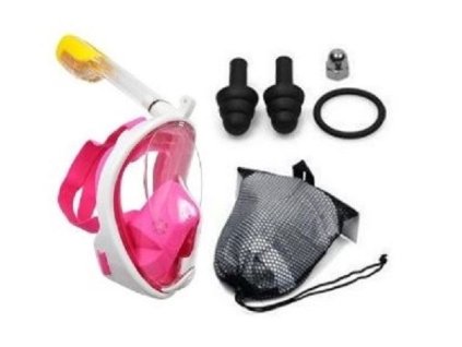 Maska na šnorchlování vel. S/M, růžová