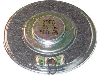 Repro 50mm YD50M mylar, 8ohm/0,5W, magnet NdFeB