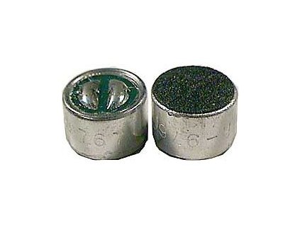 Mikrofon elektretový 9,7x6,7mm U=1,5-10V