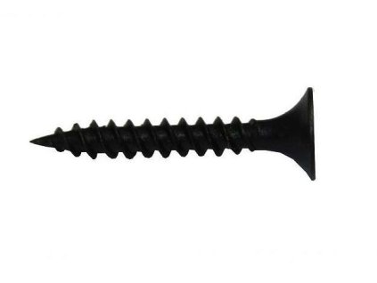 Vrut M4x25mm černý se zápustnou hlavou