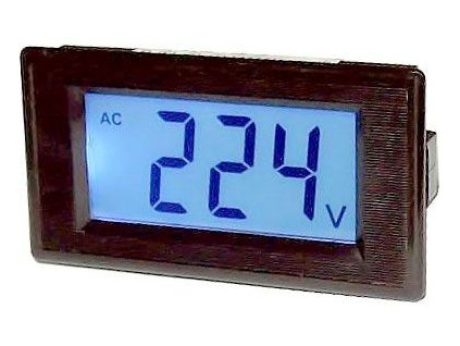JYX85-panelový LCD MP 600V~ 70x40x25mm, napájení 6-12V=
