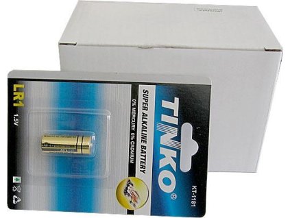 Baterie TINKO 1,5V LR1 alkalická, balení 10ks