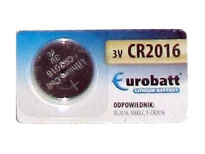Baterie EUROBATT CR2016 3V lithiová