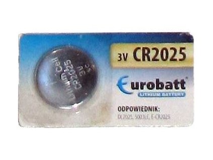 Baterie EUROBATT CR2025 3V lithiová