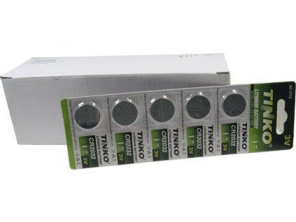 Baterie TINKO CR2032 3V lithiová, balení 100ks