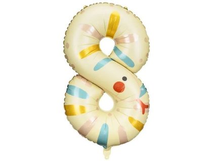 Fóliový balónek číslo 8 Had 43x72m