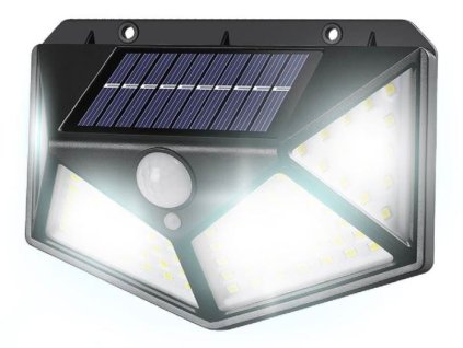 Nástěnná solární lampa a snímačem pohybu a soumraku LTC