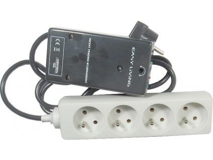 Vypínač spotřebičů stand-by EASY-OFF, 4x zásuvka /úspora energie/