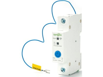 Jistič 25A 2P s ovládáním wifi na DIN lištu AT-Q-SR125WE, 90-260AC