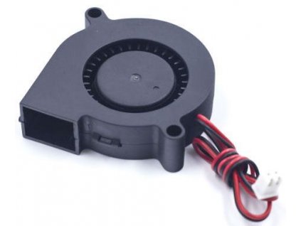 Ventilátor radiální 5015 50x50x15mm 12V/0,16A 4600 ot/min.